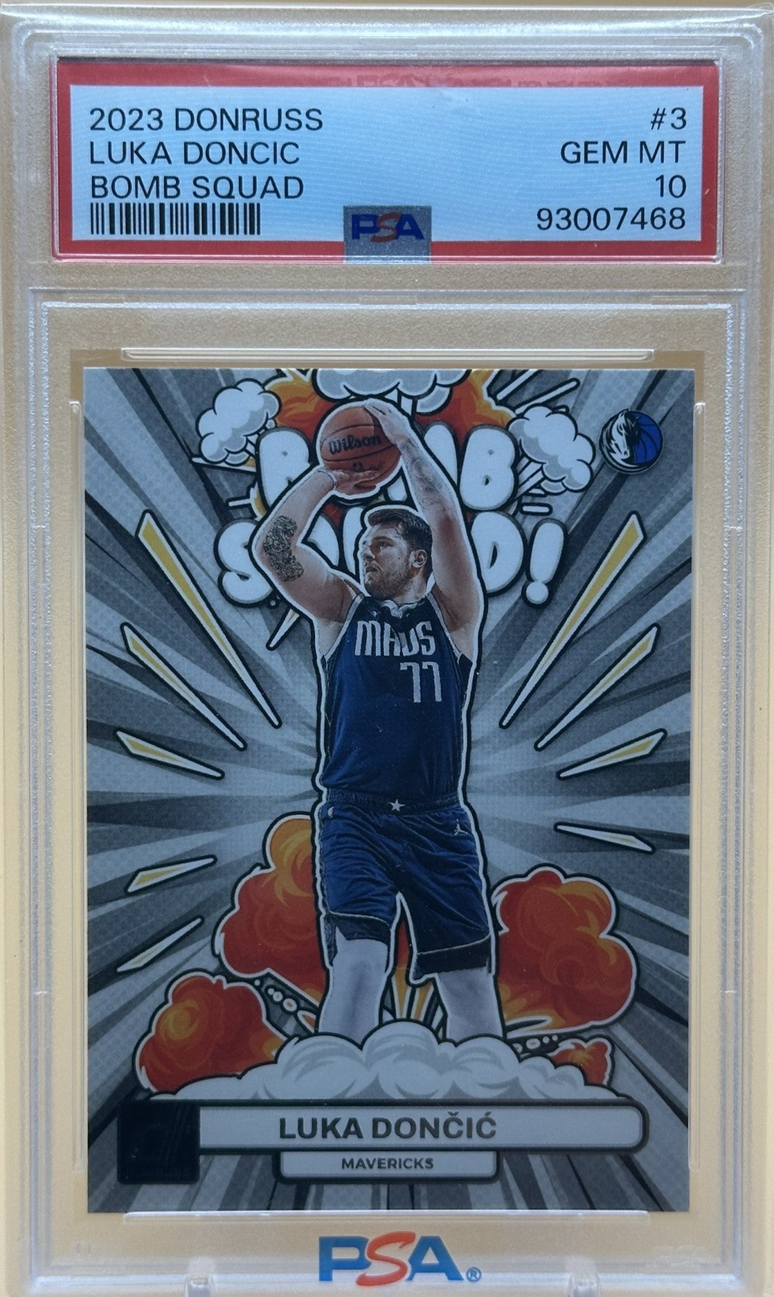 2023 Donruss #3 Luka Doncic Bomb Squad PSA 10